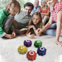 Juego De Piedras Gonggi Jack Set De Entrenamiento De Coordinación Manual-Mental Juguete De Partido Para Jóvenes Y Adultos - details 3
