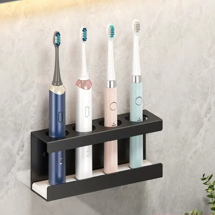 Soporte De Dientes Y Pasta De Dientes Con Base De Diatomeas Montado En La Pared Sin Necesidad De Perforación Almacenamiento En El Baño - 1