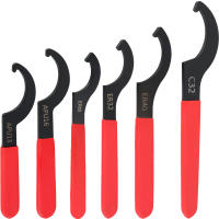 Juego De 6 Herramientas Llaves De Engranaje C-Shaped Para Ajuste De Choque Motocicleta Y Coche Herramienta Universal De Mano - details 0