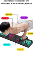 Juego Multifuncional Portátil De Push-Up Con Manillas Equipo De Fitness Plegable Para Entrenamiento De Pecho Abdomen Brazos Y Espalda - details 3