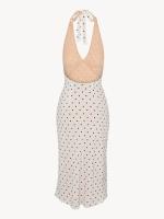 Nuevo Vestido De Verano 2024 Para Mujer Con Estampado Europeo Y Americano De Hombros Descubiertos Y Cuello Colgante Sin Mangas De Elegancia Temperamental - details 20