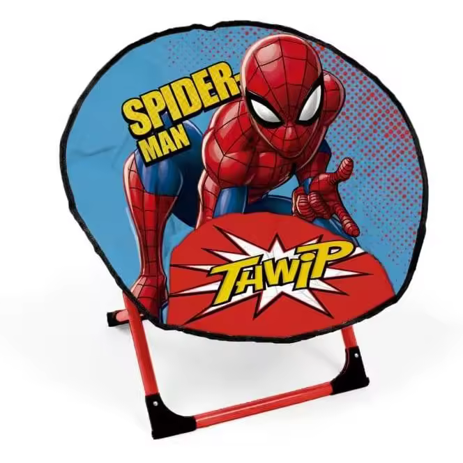 Silla Redonda Plegable, Silla para Niños, Silla para Playa, Camping, Piscina, con Sistema Anti-Plegado para  Evitar que se cierre, Ligera y Resistente, Cómodo de Transportar, Silla para Peques, Silla de Dibujo Animado, Silla para Infantil - 1