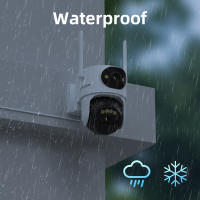 Cámara De Seguridad Exterior HEIYOUCAM WiFi Con Lente Dual 4X Zoom Digital AI Detección Humana 2K 3MP PTZ IP Cámara De Vigilancia - details 3