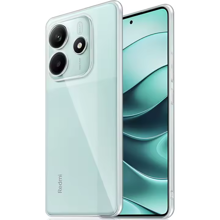 Funda para Xiaomi Redmi Note 14 (4G) Carcasa Gel TPU Silicona Transparente GTRPESP + Protector Pantalla Cristal Templado Movilear - 1