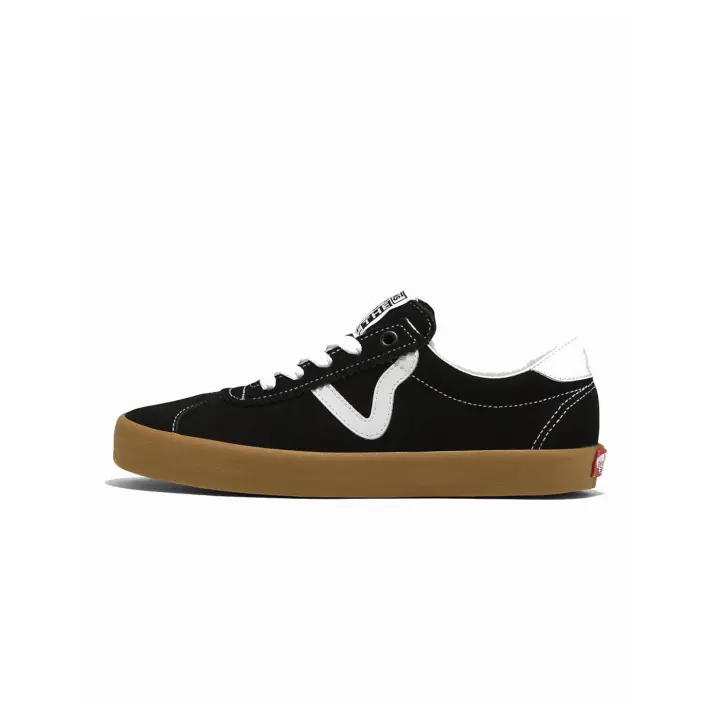Zapatillas Vans Sport Low Negras - Diseño 90s - Logo en Forma de V - Suela Caramelo - 1