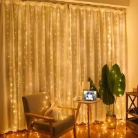 Luz De Techo LED USB Para Dormitorio Decoración De Navidad Guirnalda De Luz Faeira Para Bodas Y Hogar Tamaño 3x3/3*2/3*1 - details 30