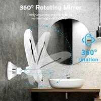 Espejo De Maquillaje Sin Niebla Con Luz LED Espejo De Ducha De Absorción De Ventosa Para Afeitar Y Maquillaje Sin Niebla - details 6