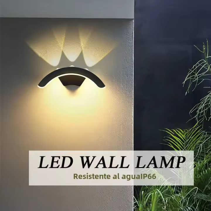 Lámpara De Pared LED Impermeable IP66 Para Exterior 10W Iluminación De Jardín Y Balcones Decoración Luz De Exterior AC110V 220V - 1