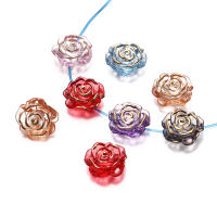 Lote De 10 Piezas De Cuentas En Forma De Flores 19mm Espaciadores Sueltos Para Fabricación De Joyas Pulseras Y Collares Accesorios De Manualidades - details 0