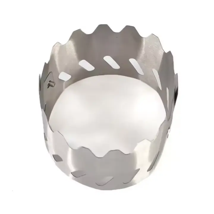 Protector De Viento Portátil Para Estufa De Alcohol Ultraligero Con Soporte Para Camping Y Senderismo Accesorios De Camping - 1