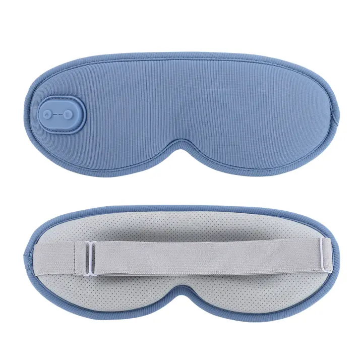 Máscara De Ojos Caliente 3D Con Masaje Y Vibration Alivio De La Fatiga Ocular Ayuda Al Sueño Bloquea La Luz Parches Para Los Ojos Cubierta De Ojos Slaapmasker - 1