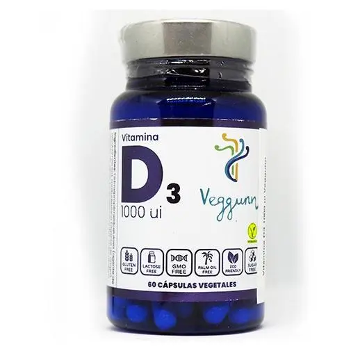 Veggunn - Vitamina D3 - 1000Ui (60 Tabletas) - 1