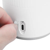 Hervidor De Agua Eléctrico Para Viajes 400ML Recargable 55°C Acero Inoxidable Sin Cable Para Leche Y Agua Caliente - details 1