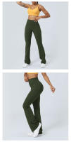 Leggings De Yoga Para Mujer Con Cintura Alta Estampado De Plantas Levantamiento De Glúteos Sport Fitness Pantalones De Pierna Ancha Para Exterior Y Ropa Diaria - details 4
