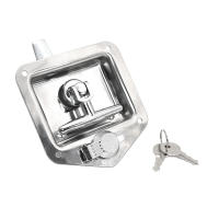 Cerradura De Puerta De Barco RV De Acero Inoxidable Accesorios Para Caravana Camión Campinguero Caja De Herramientas T-Handle - details 1