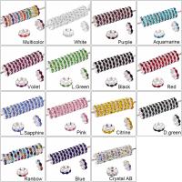 50pcs 12mm Espaciadores De Rhinestone De Aleación Con Diseño Wavy Colorido Para Fabricación De Joyas Braceletes Collares Suministros De Manualidades Decorativos - details 5