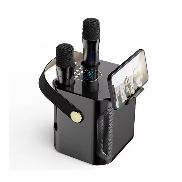 Altavoz Subwoofer de Karaoke con Microfono Doble, Bluetooth, 100W, Cambiador de Voz - 1