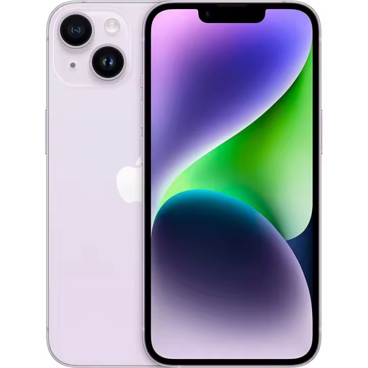 Apple Iphone 14 - 256GB - Chip A15 Bionic - Pantalla 6.1'' - Cámara Dual 12MP - Resistente Al Agua y Polvo - 1