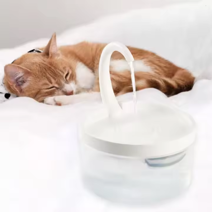 Fuente De Agua Para Gatos Y Perros Con Filtro Interno Y Bomba Silenciosa Ultra-Quieta 2L Dispensador De Agua Para Mascotas - 1