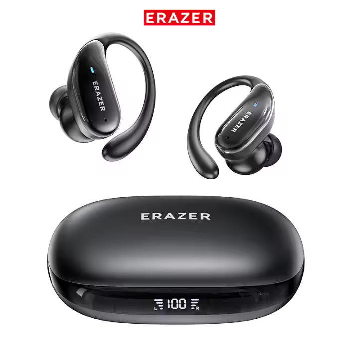 Auriculares Erazer XT80 OWS Inalámbricos Bluetooth 5.4 Deportivos Con Micrófono Latencia Baja Y Gran Duración De Batería - 1