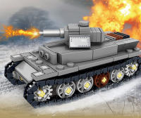 Bloques De Construcción Militar WW2 Tanque De Asalto Karrh Cannon 8en1 Juguetes Educativos Para Niños Bloques De Armas De Ejército Compatible Con Lego - details 7