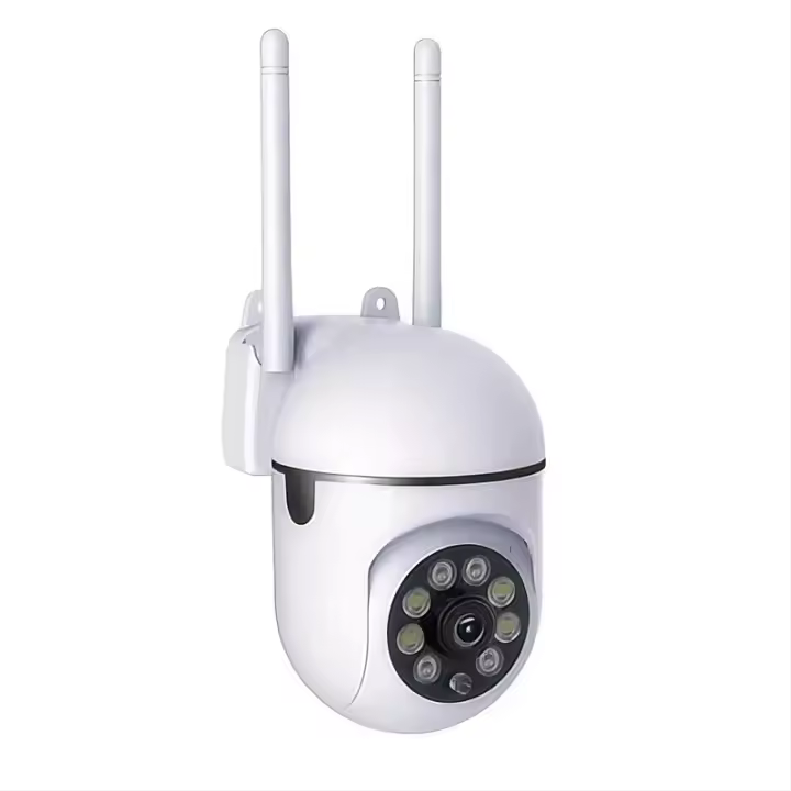 Camara Vigilancia WiFi Interior, 1080P Camara Vigilancia WiFi Domicilio con Visión Nocturna en Color, Detección de Movimiento, Sirena,IP54,Audio Bidireccional - 1