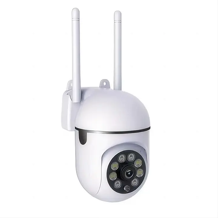Camara Vigilancia WiFi Interior, 1080P Camara Vigilancia WiFi Domicilio con Visión Nocturna en Color, Detección de Movimiento, Sirena,IP54,Audio Bidireccional - 1