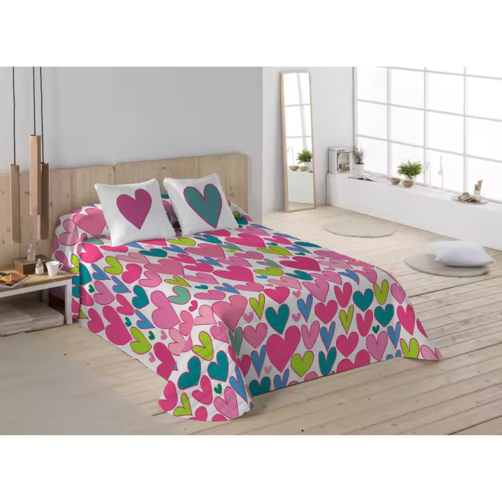 COLCHA BOUTI 100% ALGODÓN FORANING ICEHOME FABRICADO EN ESPAÑA - 1