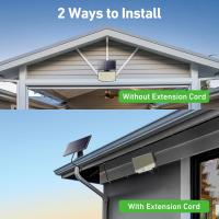 Foco solar para Exterior, [160 LED/Iluminación de 270 °], 6500 K, Luz solar para Jardín exterior IP65 con Mando - details 3