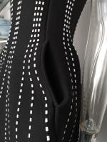 New Summer 2025 Mujer Sin Mangas Vestido De Encaje Negro Con Patrón Geométrico De Alta Calle Moda Europea Y Americana - details 13