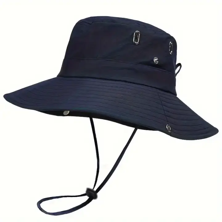 Verde Sombrero de Pescador Protección UV para Hombres y Mujeres - 1