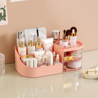 Organizador De Maquillaje Multifuncional Con Cajón Transparente Caja De Almacenamiento Para Cosméticos Y Productos De Cuidado De La Piel Para Mesa De Vestir - details 4