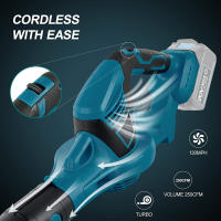 Soplador de aire eléctrico de alta potencia para Makita,  herramienta de jardín de hoja,  nieve, polvo,  Soplador de inalámbrico de mano,  Soplador de batería de 18V - details 0