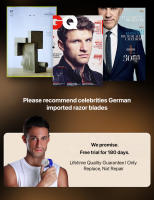 Afeitadora Eléctrica Portátil Para Hombres Mini Cannon De Acero Aleman Cabeza Redonda Potente Storm Shaver Importado De Alemania - details 1