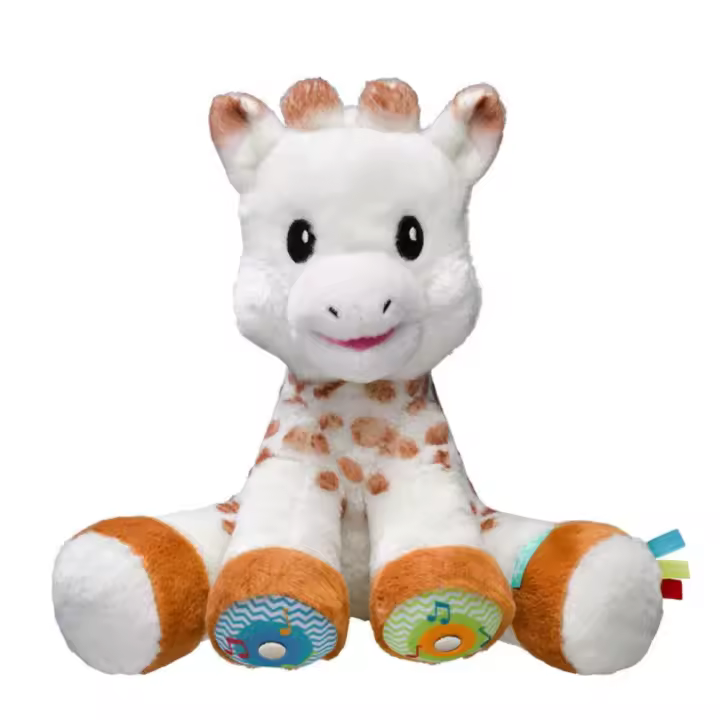 Peluche sensorial Touch&Music - Sophie la Girafe - BB Grenadine - 1