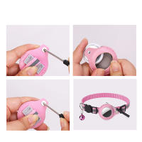 Collar Ajustable Para Gatos Con Portador De AirTag Reflectivo Y Impermeable Con Campana Y Correa Rompible Para Gatos Chicos - details 2
