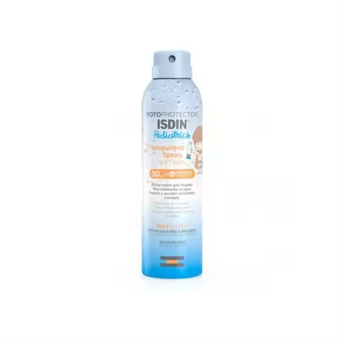 ISDIN FOTOPROTECTOR TRANSPARENT SPRAY WET SKIN PEDIATRICS SPF50 250ML - 1