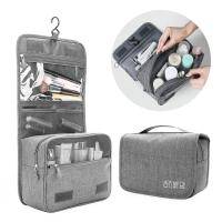 Bolsa De Maquillaje Para Viajes De Alta Calidad Para Mujeres Bolsa De Cosméticos Impermeable Organizador De Higiene Personal Con Separación Seco Y Humedo - details 0
