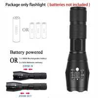 Linterna Maxesla 2000 lumenes (negras) LED Alta Potencia - Mini Potentes 2000 Lúmenes Antorcha, con ZOOM , Nuevo, envio 24h - details 2