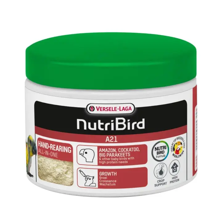 Versele-Laga Nutribird A21 - Papilla para Pájaros - Alimento para Cría Manual - Amazonas - Cacatúas - 1