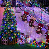 Luces De Cadena Solar Impermeables LED Para Exterior 8 Modos Decoración De Navidad Para Patio Jardín Árbol Balcones - details 4