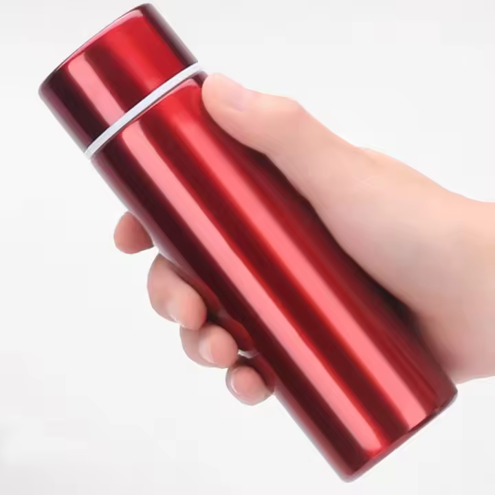 Mini Termo de Maple inoxidable para Café, de 150 ml, Pequeño, portátil, de Pequeña capacidad, para viaje, Con aislamiento (Rojo) - 1