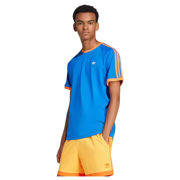Camiseta de Manga Corta Adidas Monogram Cali para hombre en color azul - 1
