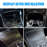 Soporte De Cenicero Y Vaso Para Consola Central En Cromo Para Mercedes Benz GLC C Class W253 W205 2015-2020 Accesorios De Auto - details 5