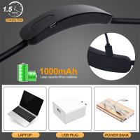 Lámpara De Lectura LED Con Cuello Flexible 360° Recargable Por USB Luz De Noche Para Estudio Lectura Incluye Batería Recargable - details 3