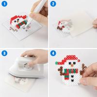 Juego De Bolas De Hierro Para Planchar Arco Iris 24 Colores 5mm 6300Pcs Set De Puzle Pixel DIY Regalos Para Cumpleaños Y Fiestas Para Niños De 3-6 Años Material EVA - details 3