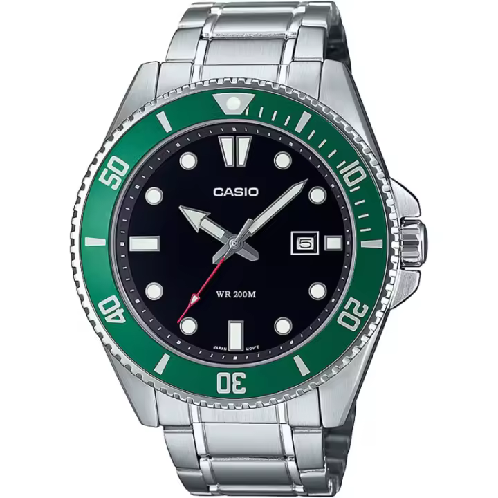Reloj Casio Analogico Acero Hombre Mdv-107d-3avef - 1