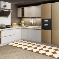 Alfombra de cocina, antideslizante, felpudo súper absorbente, para entrada, sala de estar, fregadero de cocina, lavandería de oficina 45*150CM - details 1