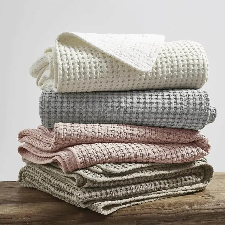 Colcha Bouti Abelie Stilia (Disponible en color Gris o Natural) - 1