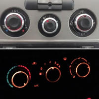 3Pcs Knob Para Aire Acondicionado De Coche Volkswagen VW Golf 5 MK5 Jetta Tiguan Touran Passta B6 B7 3C Para Skoda Octavia A5 - details 0